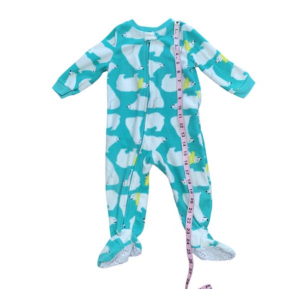 Toddlers and Baby Boys' Flame Resistant Fleece Footed Pajamas, Pack of 6 - Picture 4 of 16